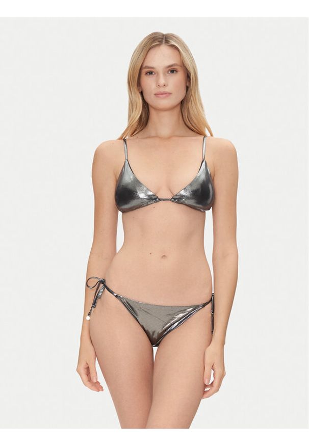 Emporio Armani Bikini EW000596 AF12203 FC072 Srebrny. Kolor: srebrny. Materiał: syntetyk