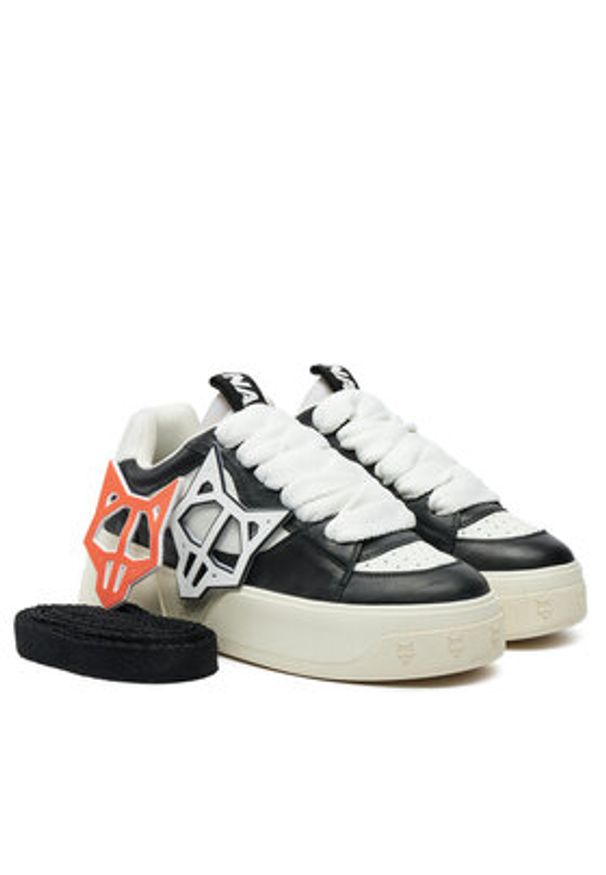 Naked Wolfe Sneakersy Kosa Czarny. Kolor: czarny. Materiał: skóra
