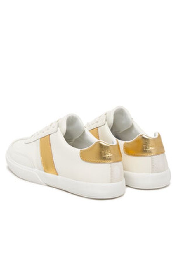 Lauren Ralph Lauren - LAUREN RALPH LAUREN Sneakersy Braylee 802P04420001 Biały. Kolor: biały. Materiał: skóra