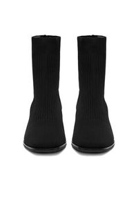 DeeZee Botki 9503A Czarny. Kolor: czarny. Materiał: materiał #3