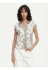 only - ONLY Koszula Misa Leya 15373649 Kremowy Regular Fit. Kolor: kremowy. Materiał: wiskoza #1