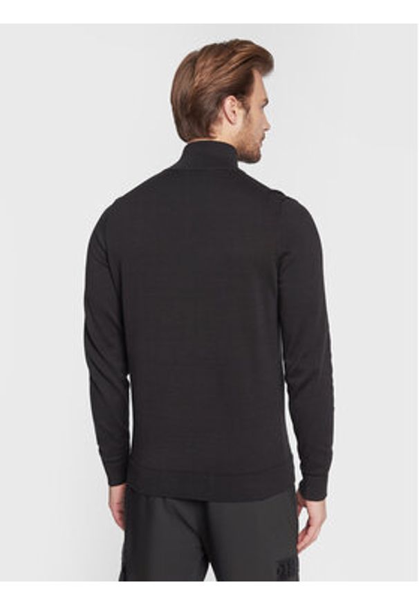 Hugo Sweter San Quintus-C 50474164 Czarny Regular Fit. Kolor: czarny. Materiał: bawełna