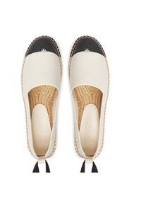 Tory Burch Espadryle 164724 Beżowy. Kolor: beżowy. Materiał: skóra #3