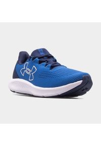 Buty Under Armour 3026518-401 niebieskie. Okazja: na co dzień. Kolor: niebieski. Materiał: materiał, syntetyk. Sport: fitness, bieganie #4