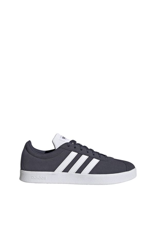 Buty do chodzenia damskie Adidas VL Court 2.0 Suede Shoes. Kolor: niebieski, biały, wielokolorowy, czarny. Sport: turystyka piesza