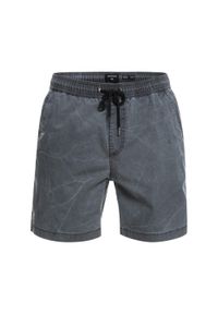 Quiksilver - Spodenki elsstyczne dla Mężczyzn TAXER 17". Kolor: brązowy, zielony, wielokolorowy. Materiał: bawełna, elastan, materiał. Długość: krótkie. Sezon: lato
