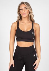 GORILLA WEAR - Arizona Biustonosz sportowy - Czarny. Kolor: czarny. Sport: fitness