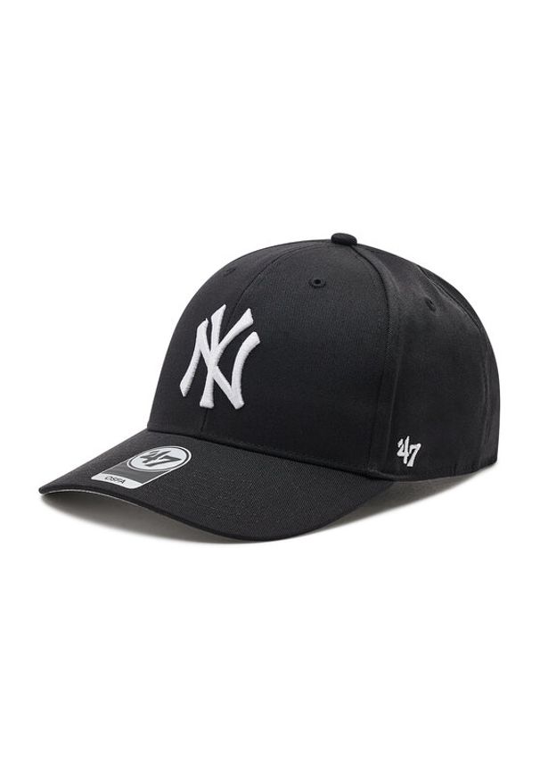 47 Brand Czapka z daszkiem Mlb New York Yankees B-RAC17CTP-BK Czarny. Kolor: czarny. Materiał: materiał