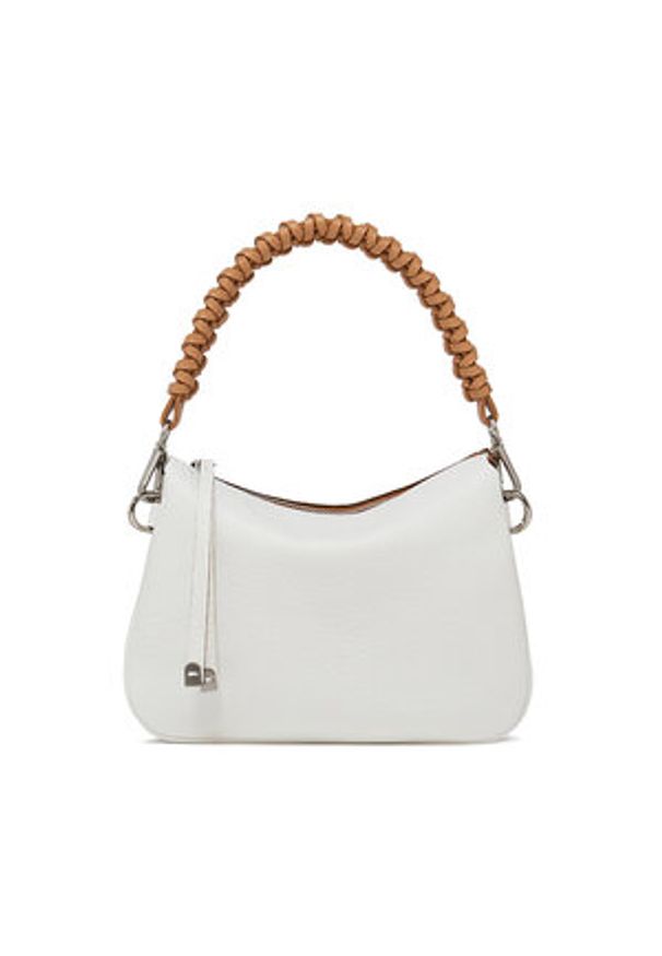Torebka Gianni Chiarini - BS 10205 RNGDBL Bianco-Nature 3670. Kolor: biały. Materiał: skórzane. Rodzaj torebki: na ramię
