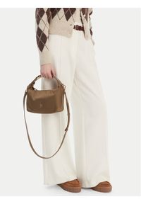 TOMMY HILFIGER - Tommy Hilfiger Torebka Th Go Crossover Nylon AW0AW18164 Brązowy. Kolor: brązowy #1