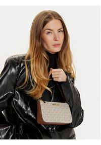 Michael Kors Torebka Jet Set 32F1GJ6W6B Beżowy. Kolor: beżowy. Materiał: skórzane #2