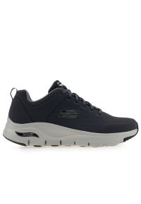 skechers - Buty Skechers Arch Fit Titan 232200CHAR - czarne. Zapięcie: sznurówki. Kolor: czarny. Materiał: guma, jeans, dresówka. Szerokość cholewki: normalna