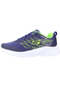 skechers - Obuwie Sportowe Dziecięce Skechers Microspec Quick Sprint Dziecięcy. Kolor: niebieski. Sport: bieganie
