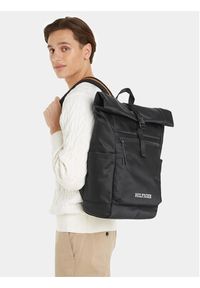 TOMMY HILFIGER - Tommy Hilfiger Plecak Th Monotype Rolltop Backpack AM0AM11549 Czarny. Kolor: czarny #4