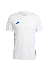 Adidas - Koszulka męska adidas Tabela 23 Jersey. Kolor: wielokolorowy, biały, niebieski. Materiał: jersey