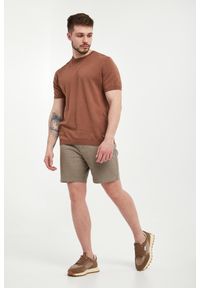 Liu Jo - T-shirt męski lniany LIU JO. Materiał: len #4