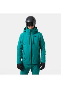 Kurtka narciarska Helly Hansen Steilhang 2.0. Kolor: zielony. Sezon: zima. Sport: narciarstwo #1