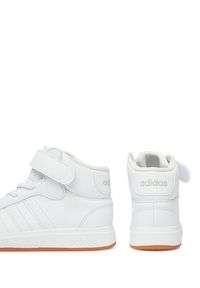 Adidas - adidas Sneakersy Grand Court Mid K JR0803 Biały. Kolor: biały. Materiał: skóra
