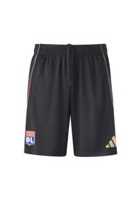 Adidas - Szorty treningowe OL 2025/26. Kolor: czarny. Sport: piłka nożna