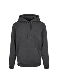 BUILD YOUR BRAND - Bluza Z Kapturem Unisex Dla Dorosłych. Typ kołnierza: kaptur. Kolor: wielokolorowy, szary, brązowy