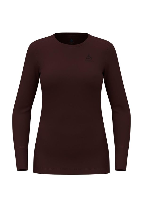 Bluza termoaktywna damska Odlo Merino 260 BL Top Crew Neck LS. Kolor: czerwony