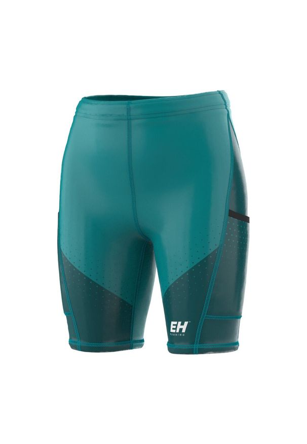 Legginsy krótkie do biegania damskie EXTREME HOBBY 1/3 MOOD. Kolor: niebieski. Materiał: poliester, elastan. Długość: krótkie. Sport: kolarstwo