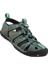 keen - Buty do chodzenia damskie Keen Clearwater Leather Cnx. Zapięcie: rzepy. Kolor: żółty, wielokolorowy, niebieski. Materiał: tkanina, materiał, skóra, syntetyk. Sport: turystyka piesza