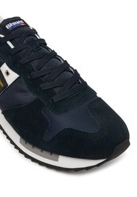 Blauer Sneakersy S6QUEENS01/MES Granatowy. Kolor: niebieski. Materiał: zamsz, skóra #3