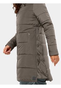 Jack Wolfskin Kurtka puchowa Eisbach Coat 1206981 Brązowy Regular Fit. Kolor: brązowy. Materiał: syntetyk #2