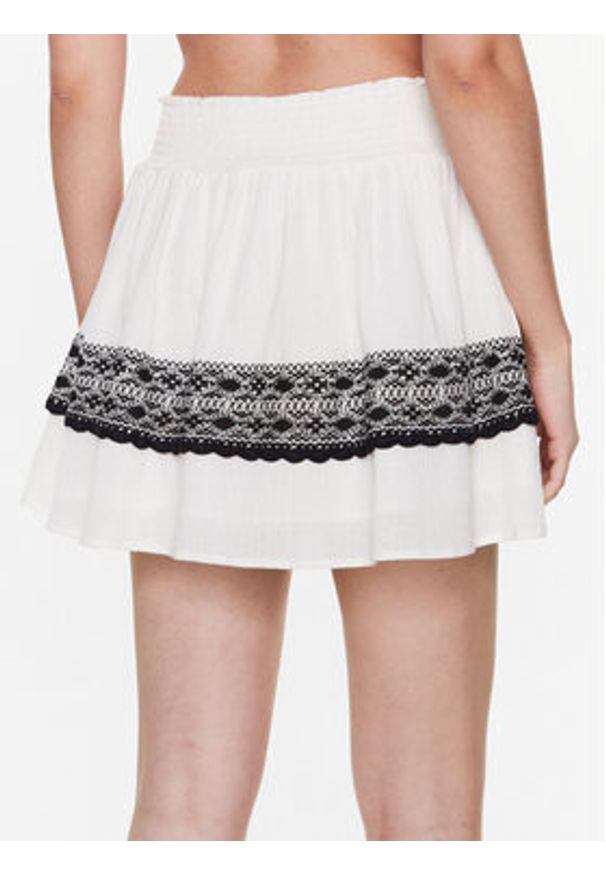Pepe Jeans Spódnica Didi PL901031 Écru Regular Fit. Materiał: bawełna