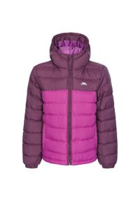 TRESPASS - Kurtka Dziecięca. Kolor: fioletowy. Materiał: puch. Styl: sportowy