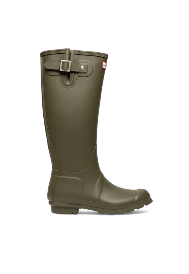 Hunter Kalosze HFW-004 Khaki. Kolor: brązowy. Materiał: kauczuk