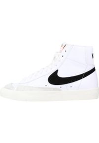 Buty do chodzenia męskie Nike W Blazer Mid 77. Wysokość cholewki: za kostkę. Zapięcie: sznurówki. Kolor: biały, beżowy, wielokolorowy. Materiał: skóra, syntetyk, tkanina, materiał. Szerokość cholewki: normalna. Sport: turystyka piesza