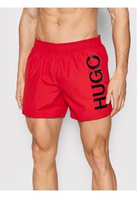 Hugo Szorty kąpielowe Abas 50469303 Czerwony Regular Fit. Kolor: czerwony. Materiał: syntetyk
