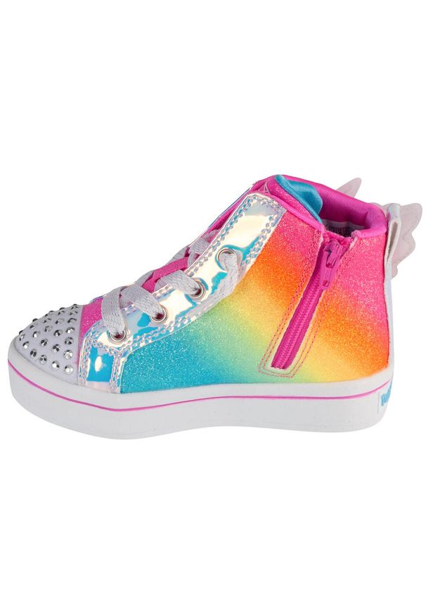skechers - Buty do chodzenia niemowlęce Skechers Twi-lites 2.0 Dreamy Wings. Kolor: wielokolorowy. Materiał: materiał, syntetyk. Szerokość cholewki: normalna. Sport: turystyka piesza