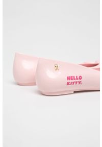 melissa - Melissa - Baleriny Space Love x Hello Kitty. Kolor: różowy. Materiał: syntetyk, materiał, guma, kauczuk. Wzór: motyw z bajki #2
