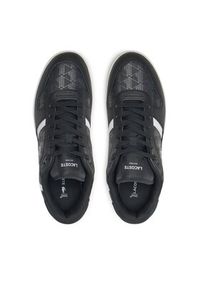Lacoste Sneakersy T-Clip 7-48SMA0030 Czarny. Kolor: czarny. Materiał: skóra