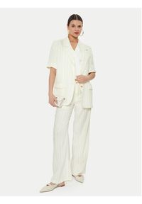 ViCOLO Marynarka TB2699 Écru Regular Fit. Materiał: wiskoza #3
