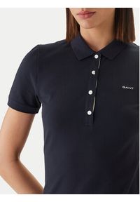 GANT - Gant Sukienka codzienna 4201468 Granatowy Slim Fit. Okazja: na co dzień. Kolor: niebieski. Materiał: bawełna. Typ sukienki: proste. Styl: casual #4