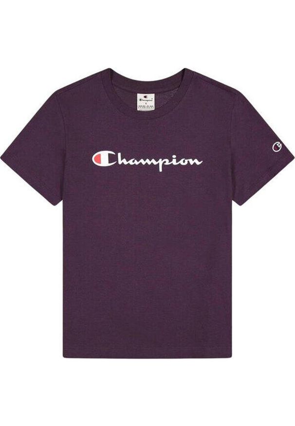 Koszulka sportowa damska Champion SS Tee. Kolor: fioletowy