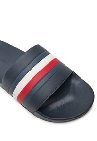 TOMMY HILFIGER - Tommy Hilfiger Klapki Pool Slide FM0FM05233 Granatowy. Kolor: niebieski #3