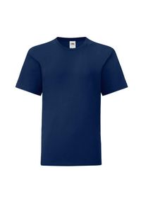 FRUIT OF THE LOOM - Koszulka Dziecięca Iconic 150 Plain T-shirt. Kolor: niebieski