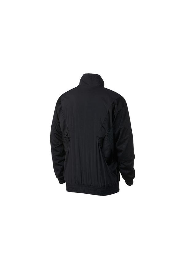 Nike - Kurtka męska nike air jordan flight warm-up jacket black. Kolor: czarny. Sport: bieganie