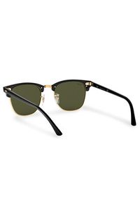 Ray-Ban Okulary przeciwsłoneczne Clubmaster 0RB3016 W0365 Czarny. Kolor: czarny