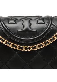 Tory Burch Torebka Fleming Soft Convertible Shoulder Bag 137301 Czarny. Kolor: czarny. Materiał: skórzane