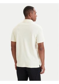 Calvin Klein Polo LV04LB276G Écru Regular Fit. Typ kołnierza: polo. Kolor: kremowy. Materiał: bawełna #2