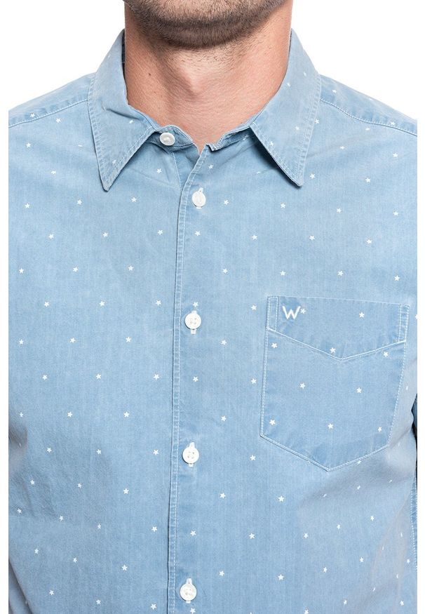 Wrangler - WRANGLER SS 1 PKT SHIRT CERULEAN BLUE W5L56GXVT 112130199