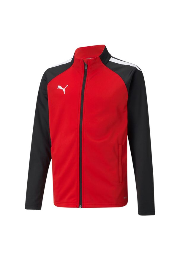 Kurtka dziecięca Puma Team Liga Training. Kolor: czerwony, wielokolorowy, czarny. Sport: piłka nożna