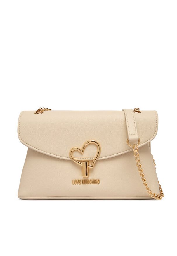 Love Moschino - LOVE MOSCHINO Torebka JC4138PP1OLQ0110 Écru. Materiał: skórzane