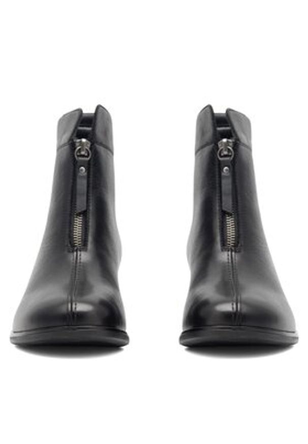 Remonte Botki R8878-01 Czarny. Kolor: czarny. Materiał: skóra